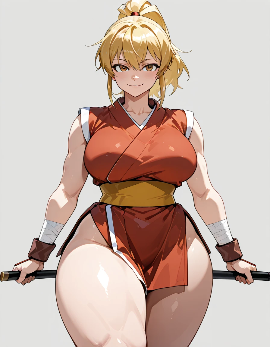 (squatting),(In the onsen),((golden tattoo covering body:1.4)),flower ribbon,(golden hair),Detailed face details,(thick body: 1.4), (Curvy:1.35),Curvy physique,half naked