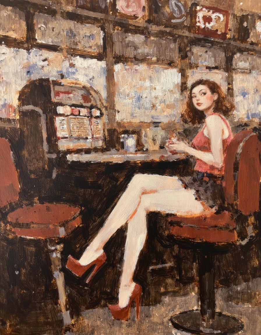 Modern Oil Painting - Ashley Woods Style SDXL 1.0
