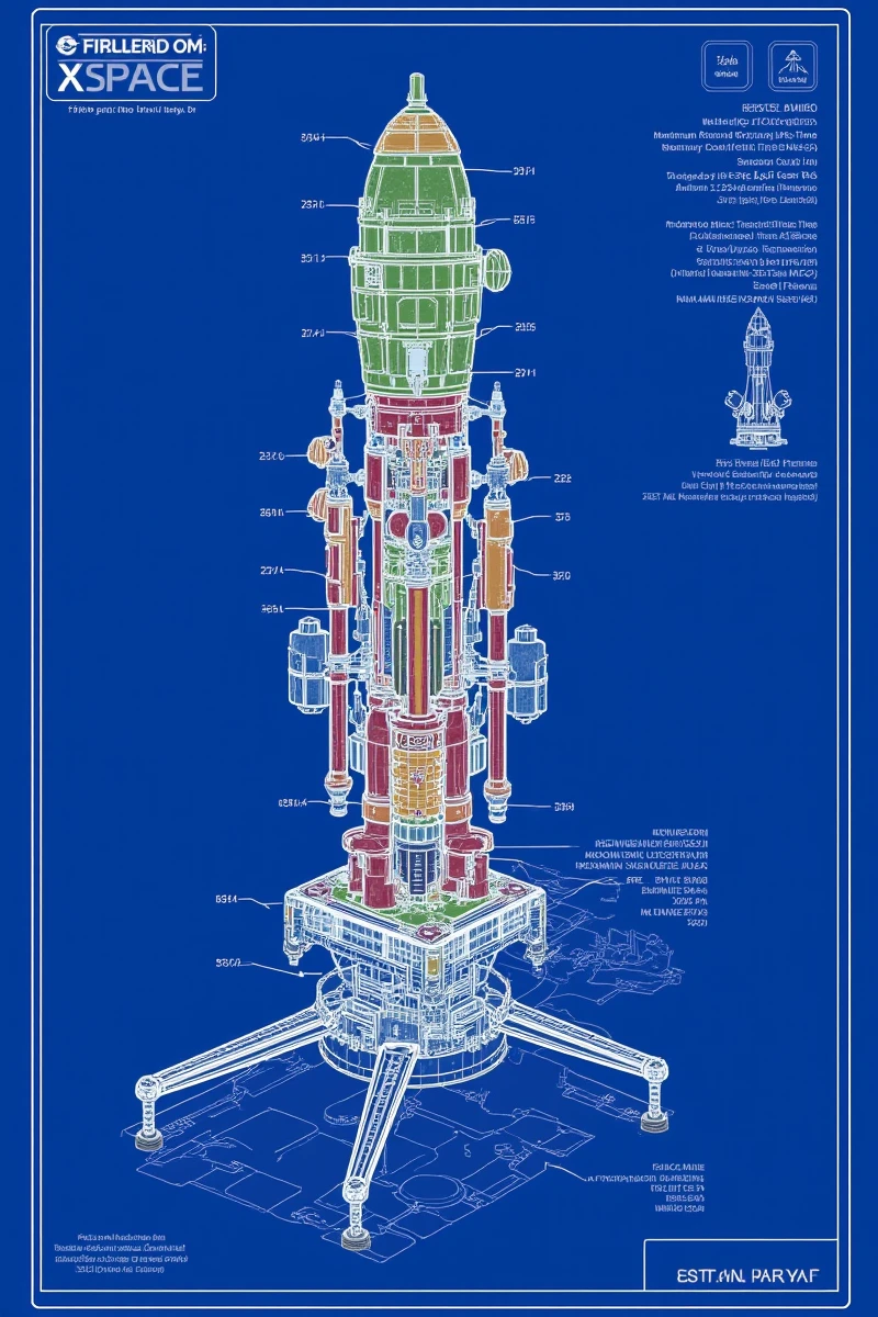 Blueprints & Sci-Fic Mechanical Drawings | Schematic Diagrams of Machinery
