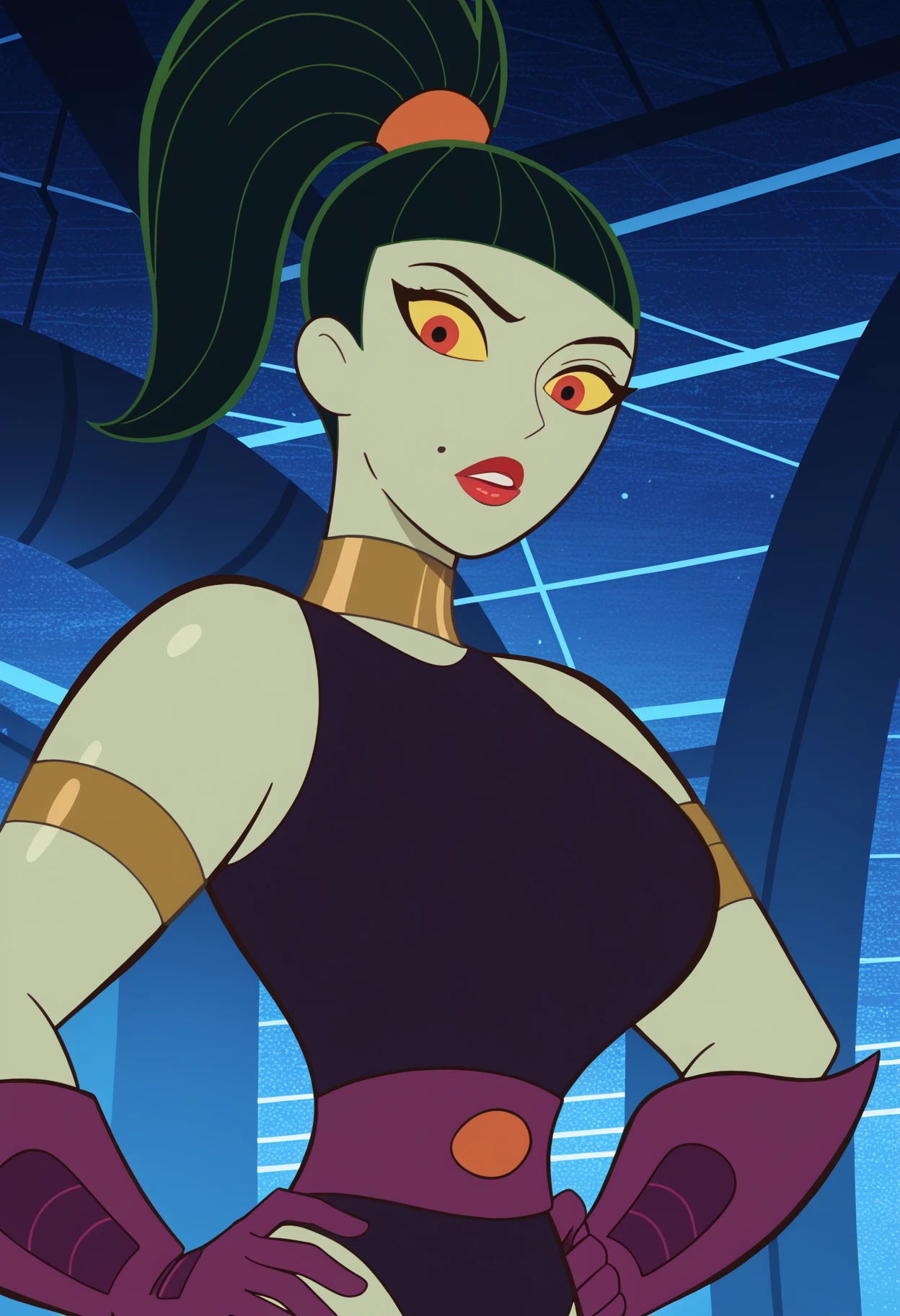 Warmonga, alien from the planet Lorwardia, (Kim Possible), LoRA, PonyXL v1.0