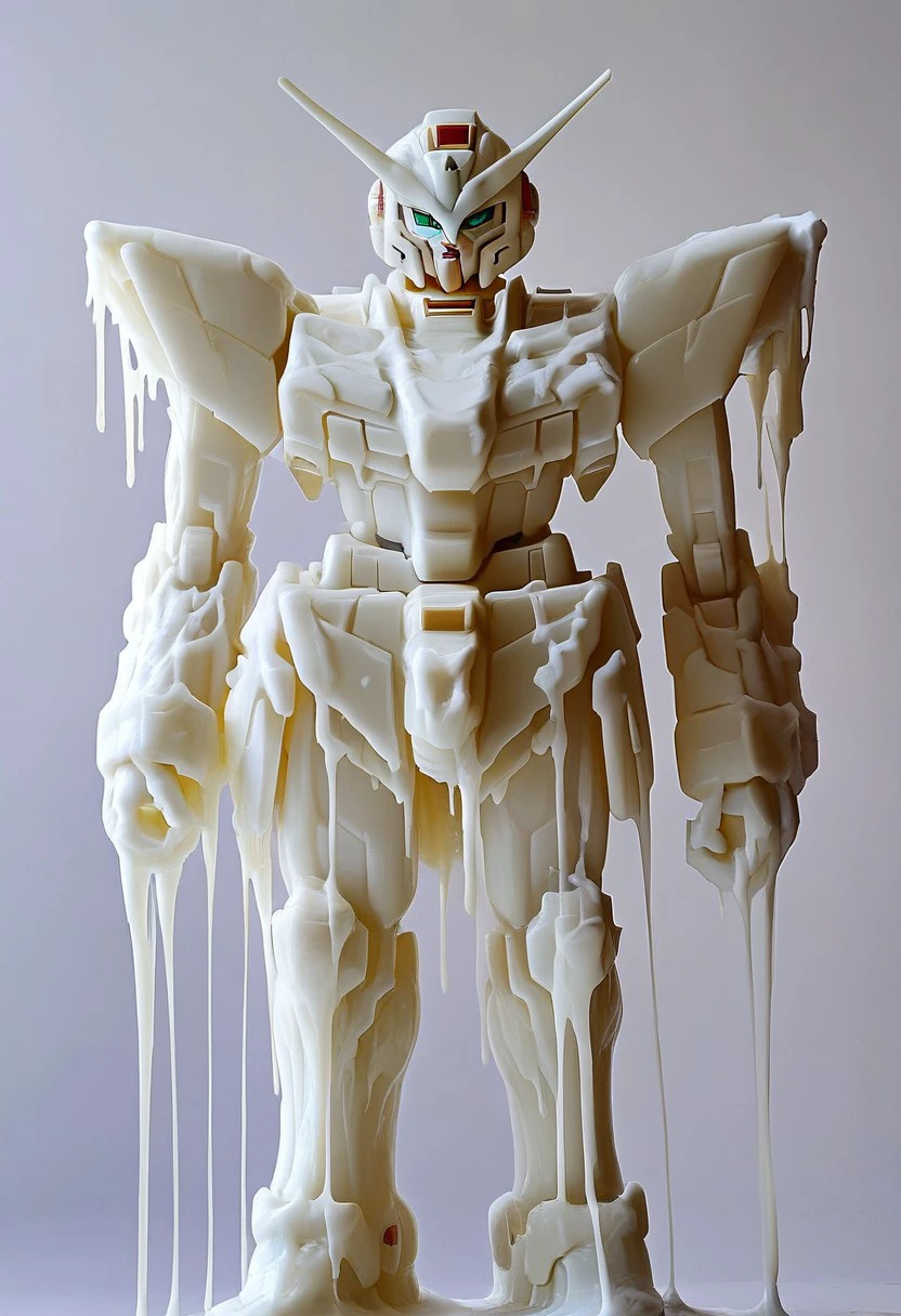 Gundam,cum, covered in cum, white cream slime