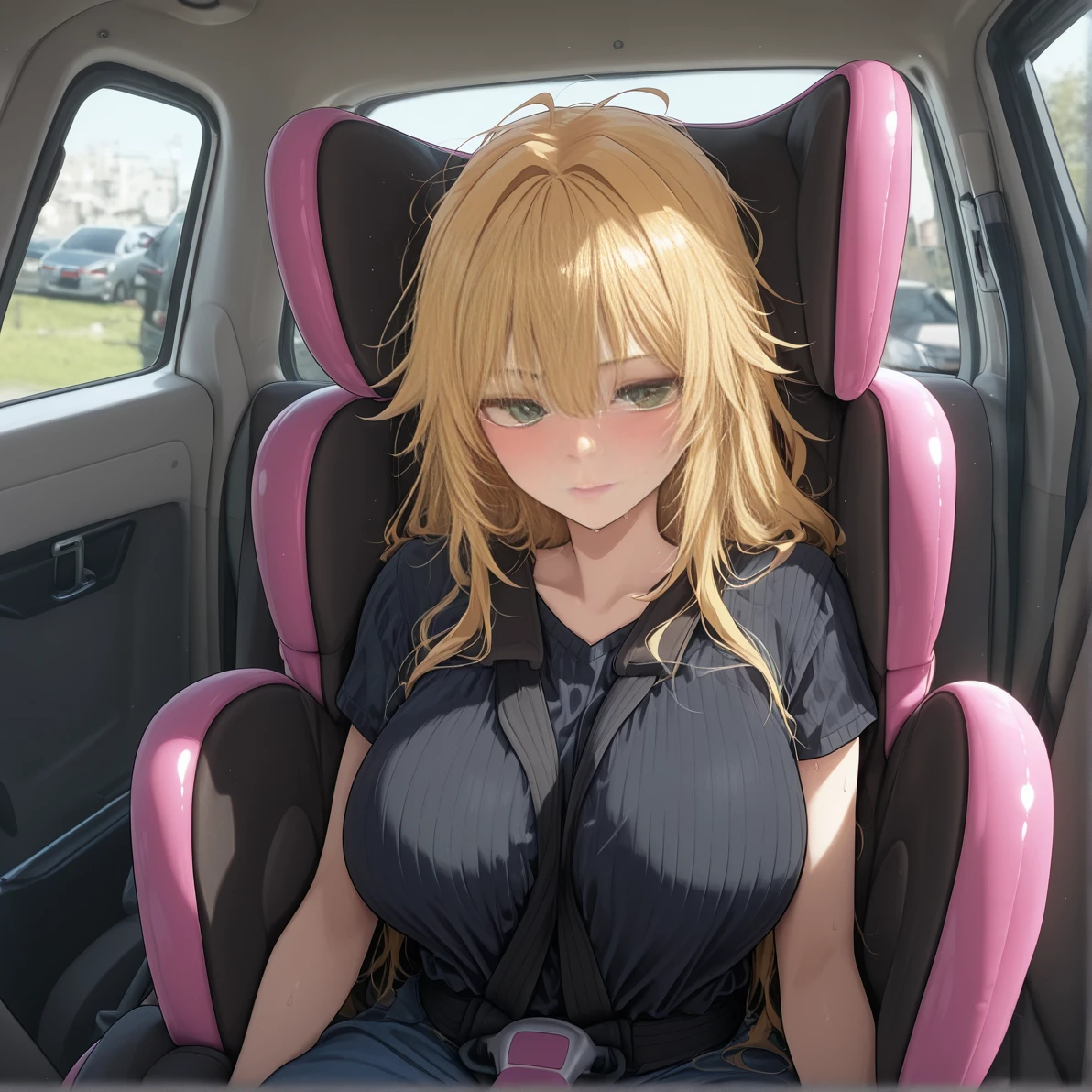 Adult Car Seat, A better bondage carseat V0.2, less straps.