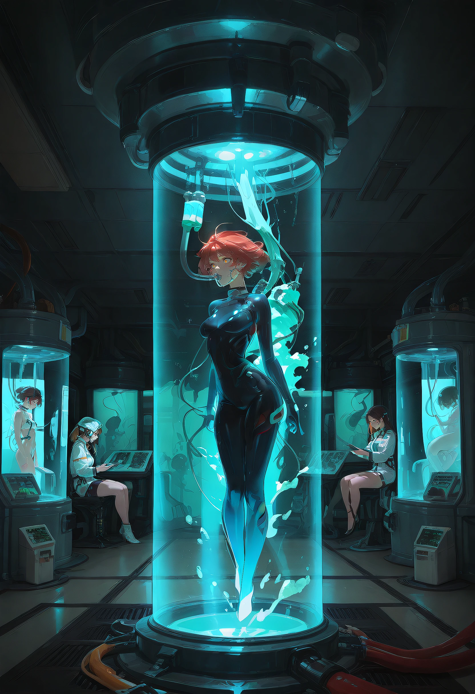 [Concept] Stasis pod/tank - Illustrious Illustrious