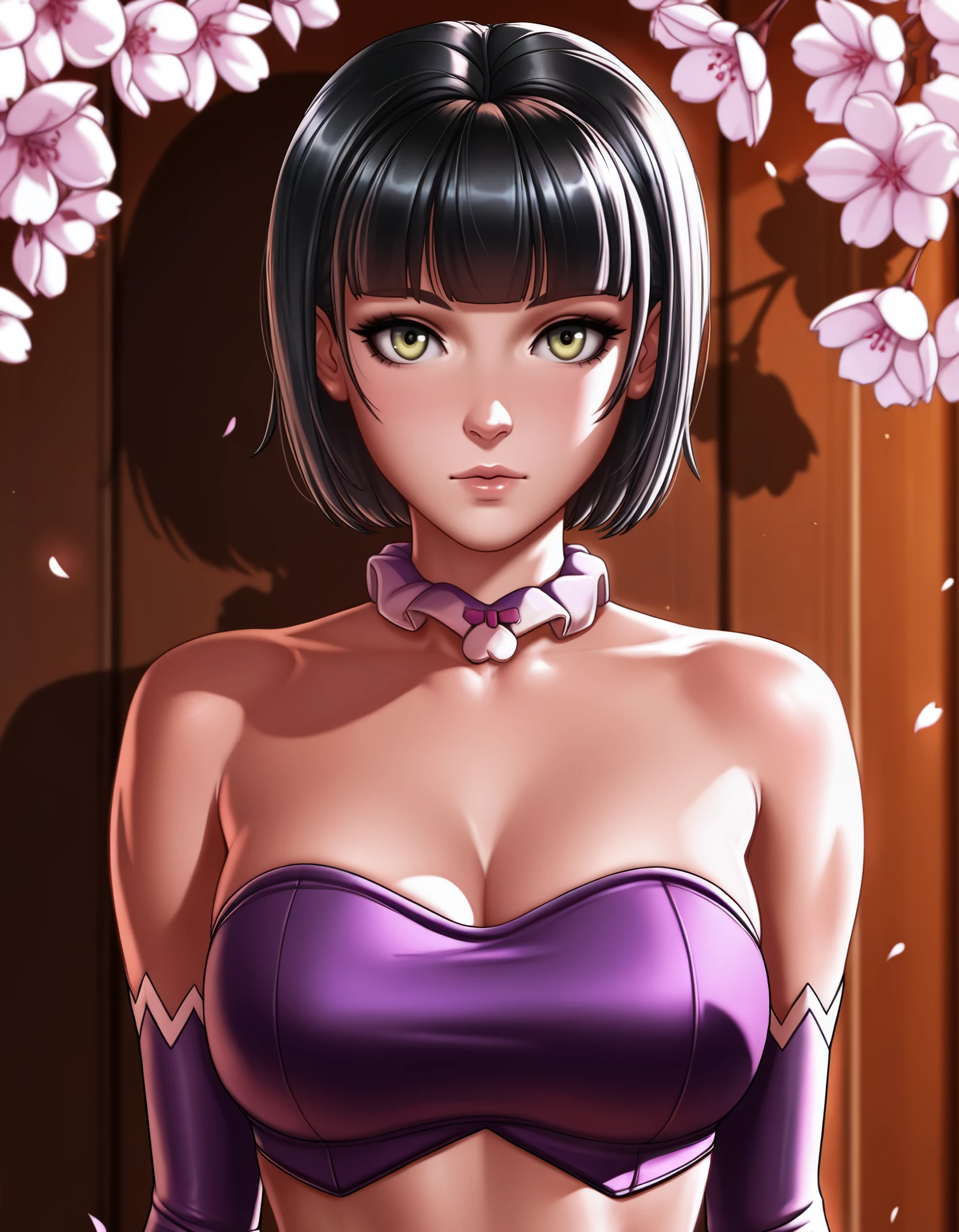 a close up of a figure in a purple outfit on a gray surface, a statue by Kentaro Miura, trending on cg society, shin hanga, anime figure, anime pvc figure, pvc figurine, anime figurine, seductive anime girl, anime action figure, misato katsuragi, juri misaki, posable pvc, ( highly detailed figure )