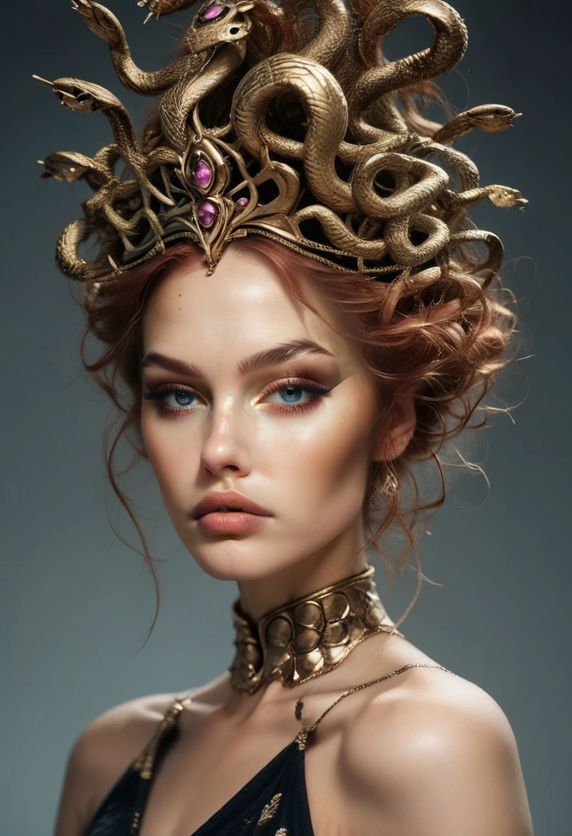score_9, score_8_up, score_7_up, rating_safe, concept art, semi-realistic, 1girl, solo.
Young beautiful face, fit body,
Medusa Crown