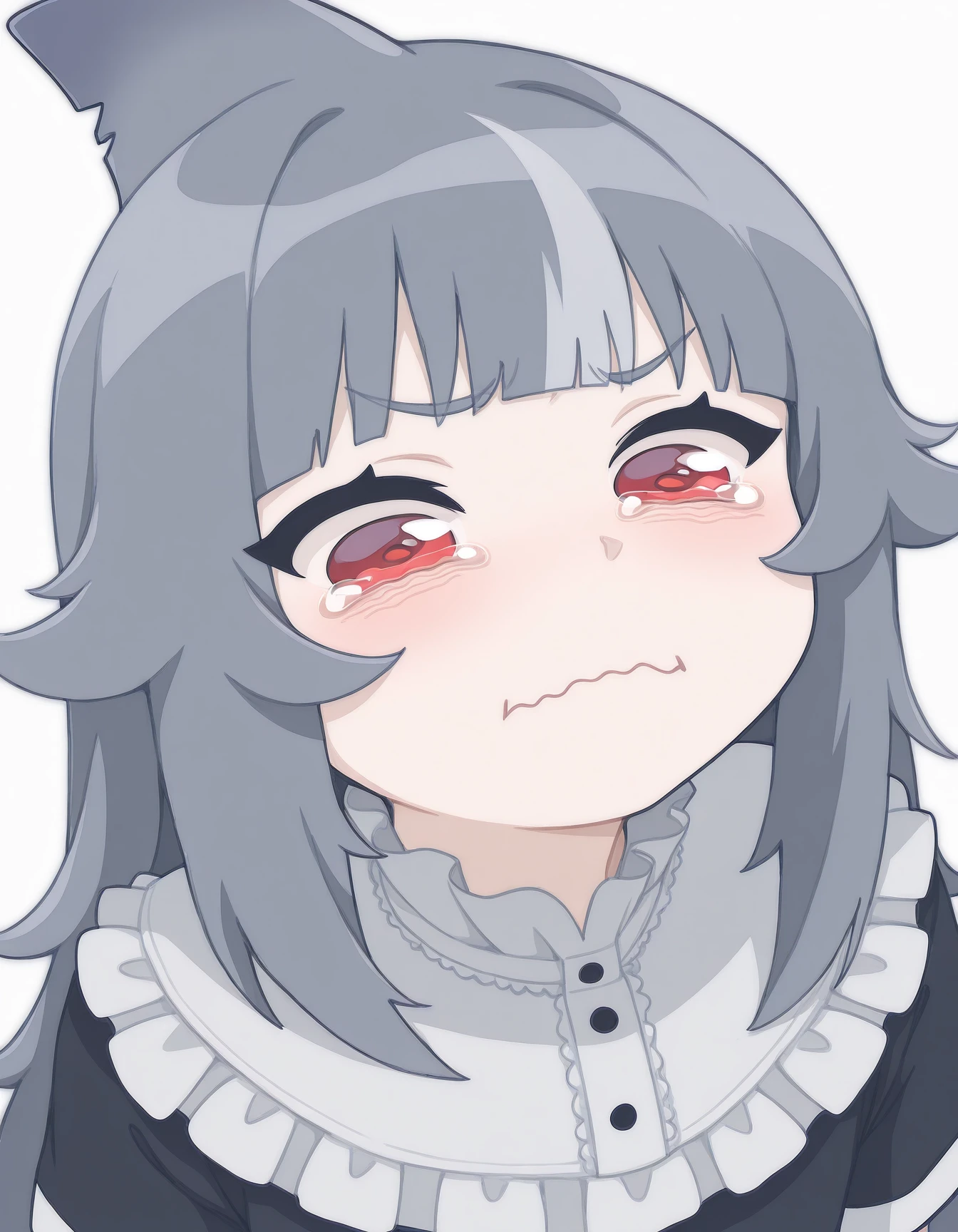 Have cat ears、work、Looks very painful、Small face、、masterpiece、Very embarrassed look、Big Breasts、Very impatient、Trembling、Sweating、Are pregnant、No characters allowed、Being restrained、disease