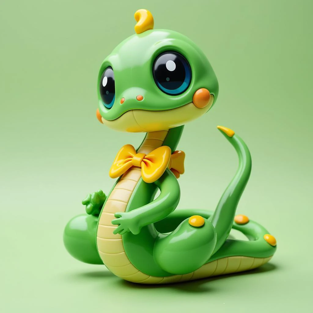 Cartoon snake baby FLUX-dev LoRA v1.0