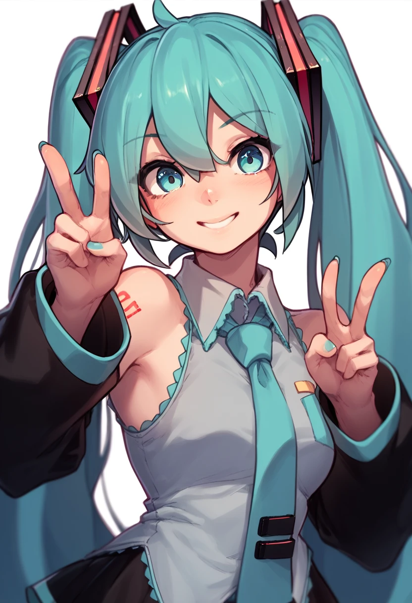 1girl,solo,hatsune miku,v<lora:kazuponyv3:1> score_8_up,score_7_up,score_6_up,<lora:spo_sdxl_10ep_4k-data_lora_webui:0.7>