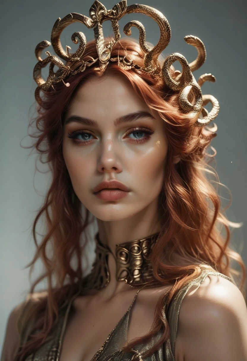 score_9, score_8_up, score_7_up, rating_safe, concept art, semi-realistic, 1girl, solo.
Young beautiful face, fit body, 
Medusa Tiara
