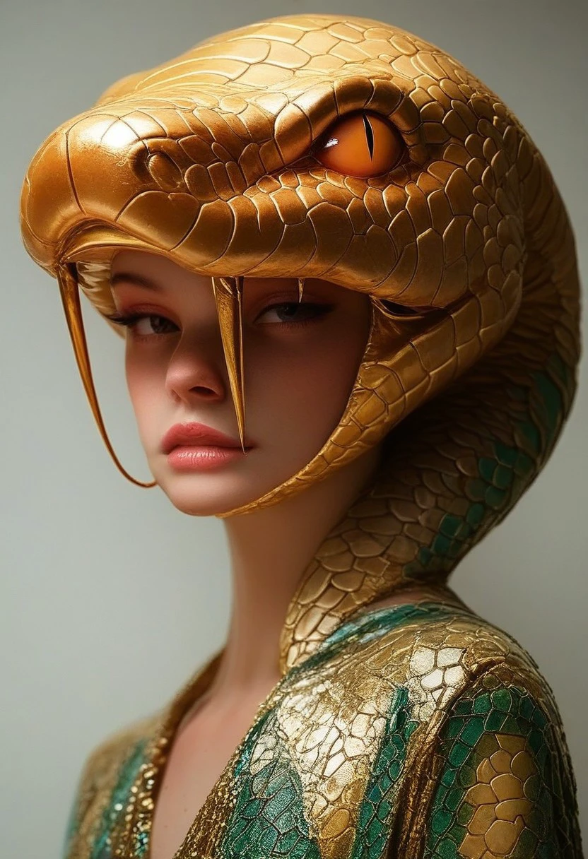 score_9, score_8_up, score_7_up, rating_safe, concept art, semi-realistic, 1girl, solo.
Young beautiful face, fit body,
SnakeMask, Snake helmet.