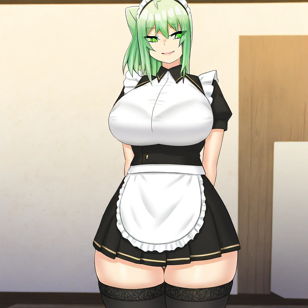 score_9, score_8_up, score_7_up, source_anime, BREAK 1girl, sdrnd, purple eyes, green hair, long hair, bangs, double bun, antenna hair big breasts, blush, open mouth, smile, shy, embarrassed, smile, open mouth, looking to the side, maid, shit inside toilet, toilet full shits, shit, pussy, shitting, toilet,sitting, bathroom,sitting in toilet, sitting on toilet, half closed eyes
