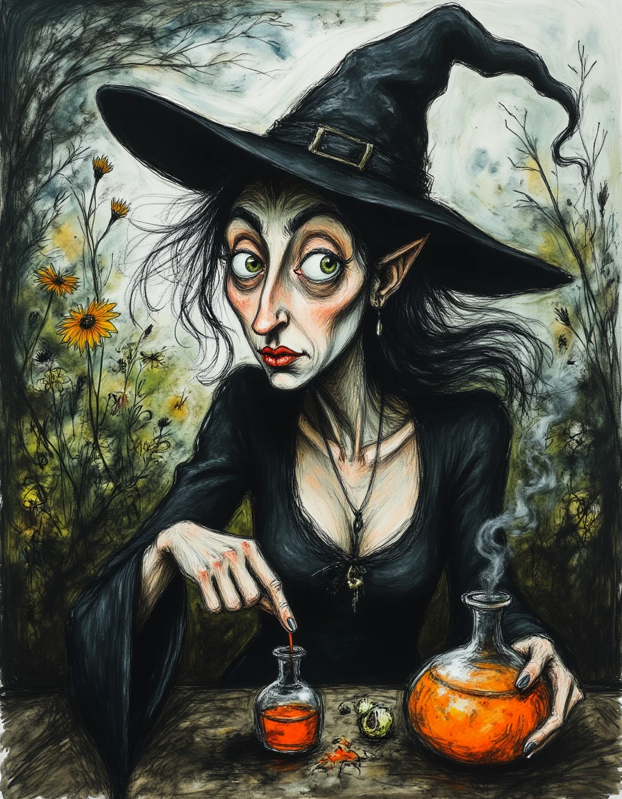 c4r1c4t8r3 A beautiful witch making a potion
<lora:Fun_Caricature:0.8>
