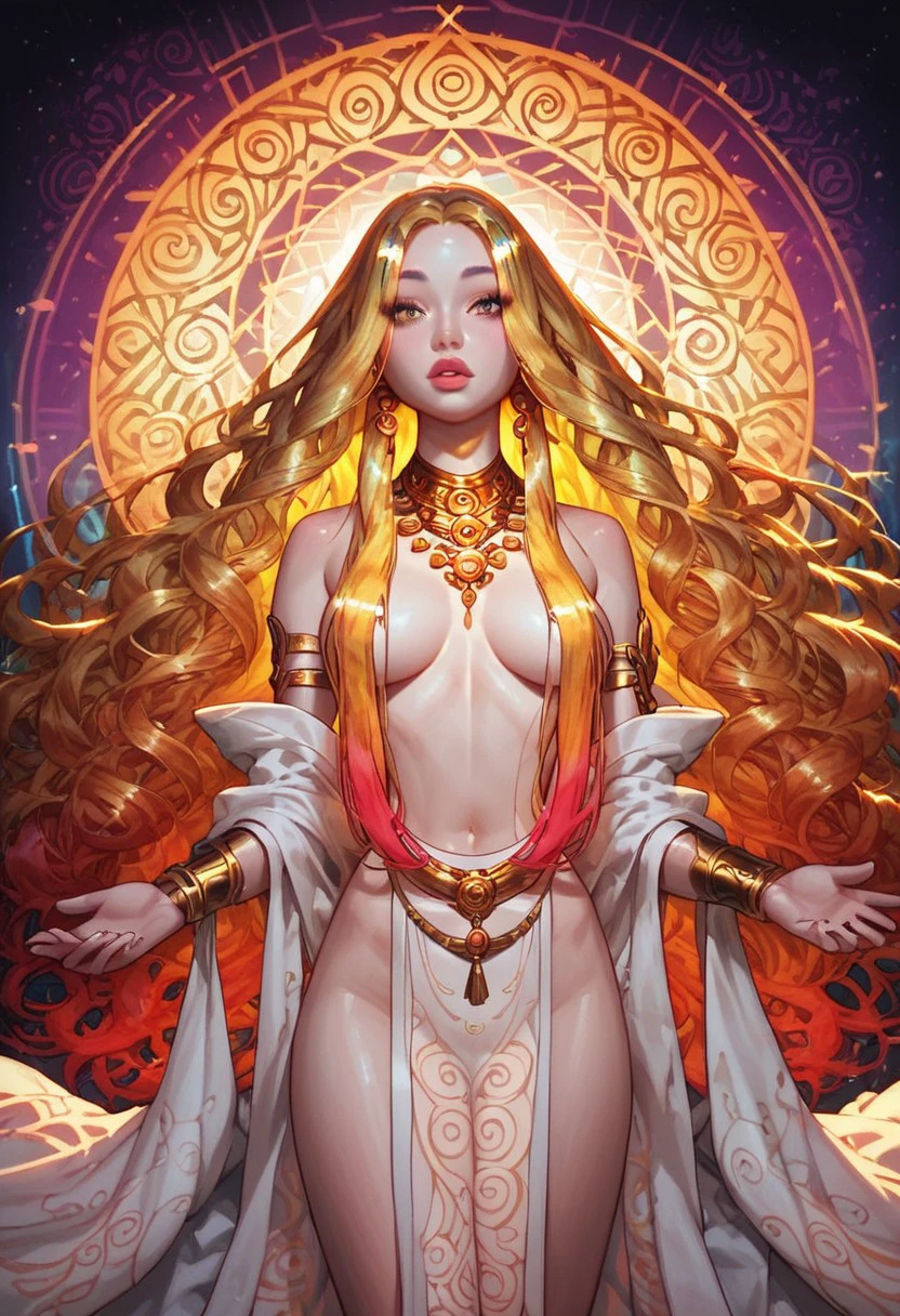 I give thanks to the teaching of supreme enlightenment, I expel evil, I pour the nectar of divine wisdom, I endure pain, I sense danger. I generate harmony in the universe, with courage, strength and protection of the Holy Trinity.