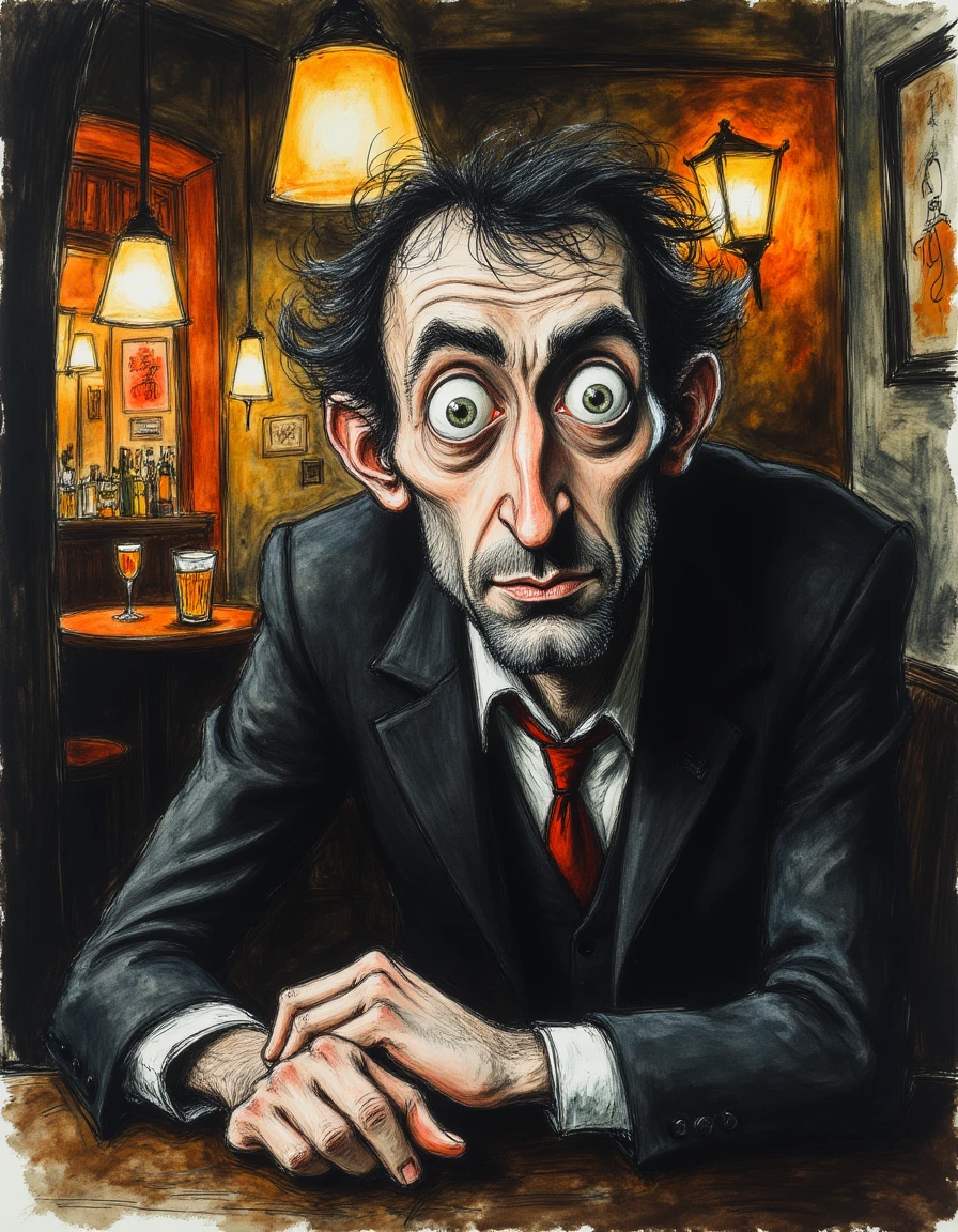 c4r1c4t8r3 A man in a pub
<lora:Fun_Caricature:0.7>