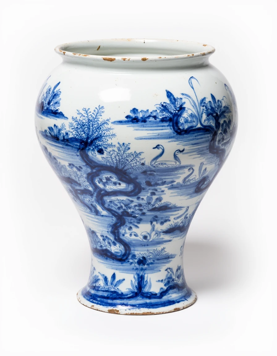 Delftware Ceramic Style Flux1-Dev