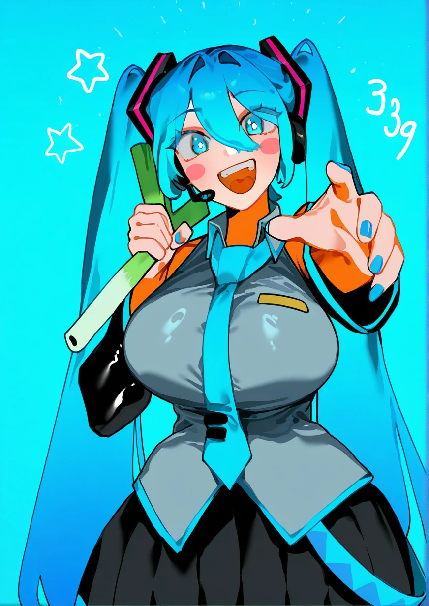 nude miku with giant boobies and giant ass and giant thighs