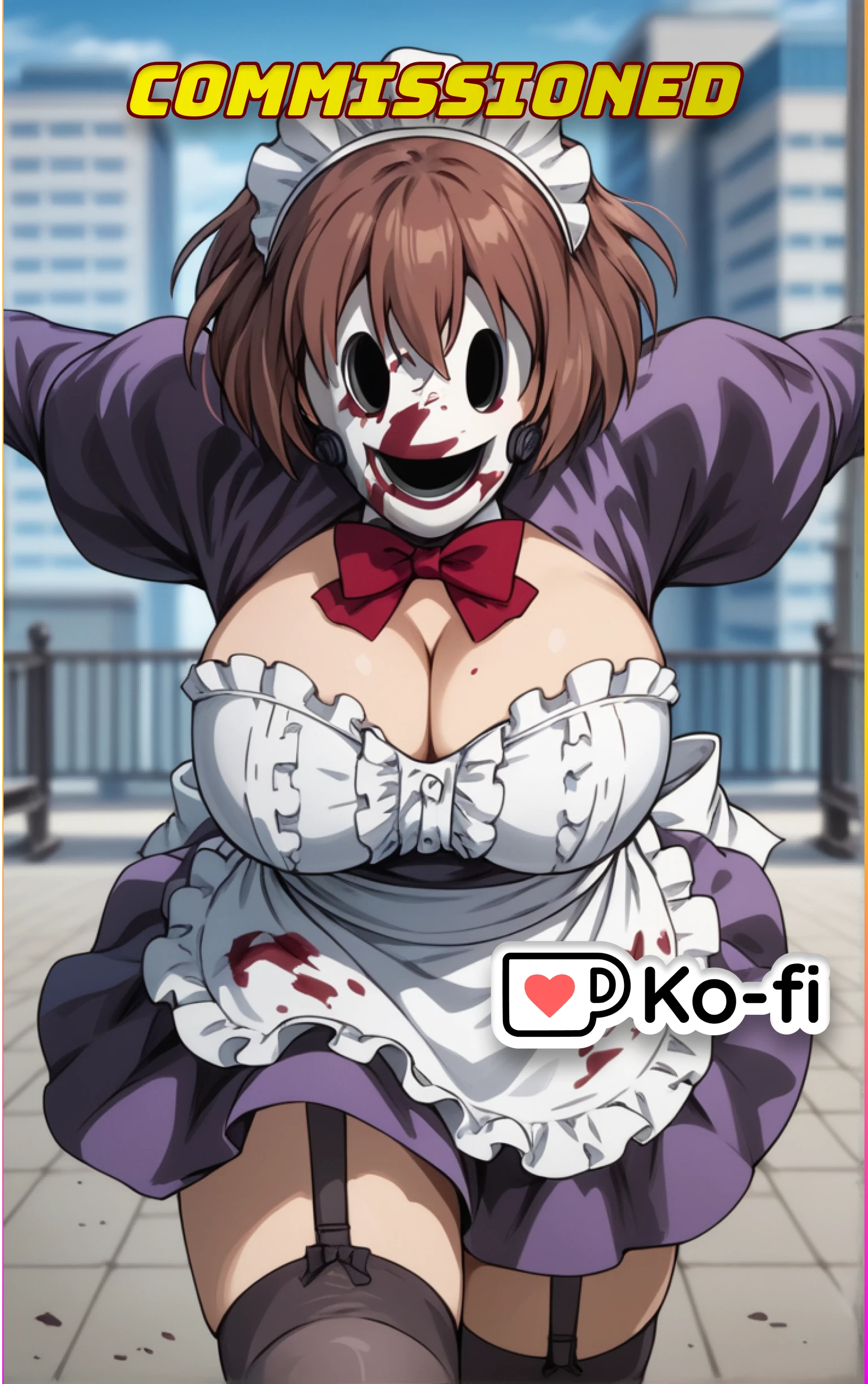 Maid Mask | High-Rise Invasion | 4 Attires v1.0