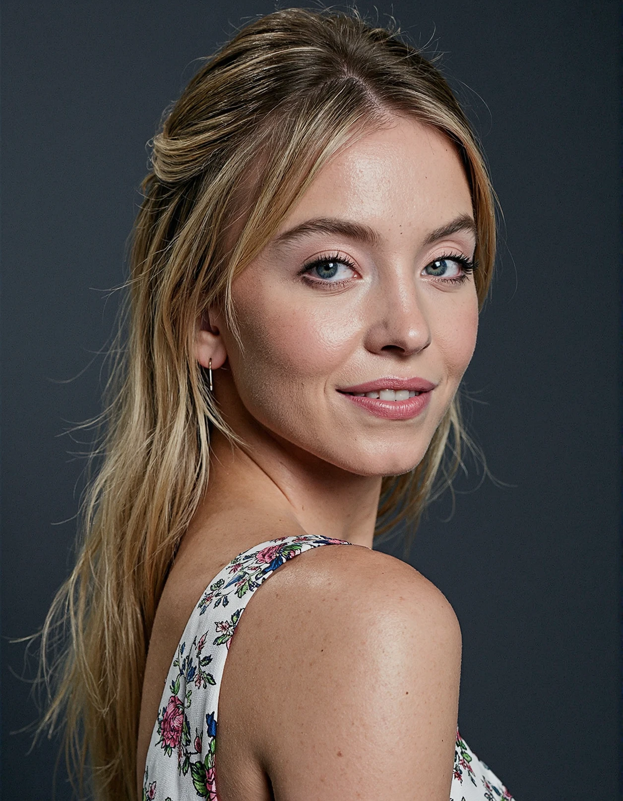 Breathtaking medium shot photography of ohwx, (Satin wrap blouse with plunging neckline and peplum hem:1.3) , great wall of china,Rugged coastlines are battered by crashing waves,Starry night sky,soft lighting, upper body shot, collarbone, smile, (upper body framing:1.3), sensual lips, eyelashes, (entirely visible beautiful hairstyle:1.2), fine hair detail, perfect eyes, iris pattern, eyes makeup, (perfectly sharp:1.3), (head to shoulders composition:1.4), realistic textures, (deep focus:1.1), negative space around subject, 8k uhd, dslr, ultra high quality image, film grain, Fujifilm XT3