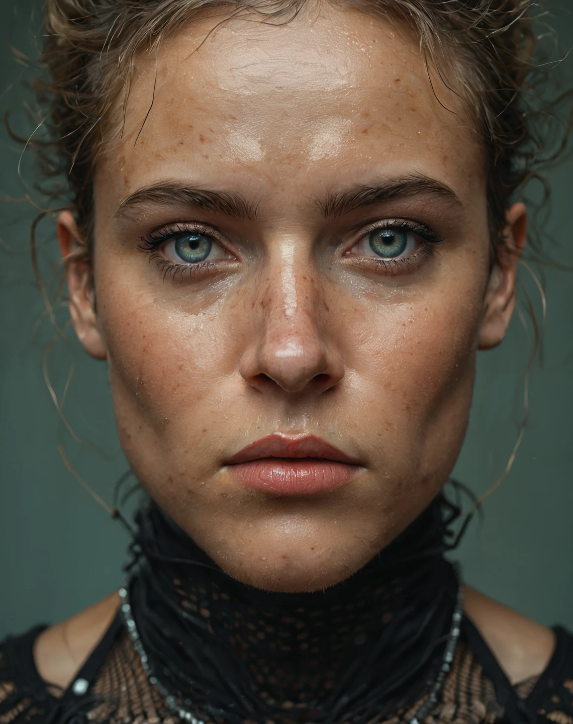 Hearing materialized voices, this creepy sleek cybernetic android can't cope with the illusionary delusions that enter the mind. Distinguishing reality from dream is a constant struggle, like a storm in the brain that cannot be silenced. The constant pain and agony is excruciating and seems impossible to subdue. Clarity and peace of mind is a feeling so unreachable that hope seems to constantly slip through the net that is the maze of life.
BREAK (finest details, hires, high quality, realistic colors, true color palette:1.15), (score_9, score_8_up, source_photo, source_real, rating_explicit, high details. source_photo. content_realistic. analog_photograph:1.1). eyedetailpxl,
BREAK
<lora:detailed_notrigger:0.35>