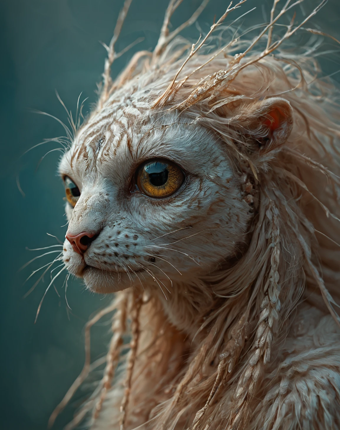 fantastical porcelain creature with vividlydecorated surface designs
BREAK (finest details, hires, high quality, realistic colors, true color palette:1.15), (score_9, score_8_up, source_photo, source_real, rating_explicit, high details. source_photo. content_realistic. analog_photograph:1.1). eyedetailpxl,
BREAK
<lora:detailed_notrigger:0.35>