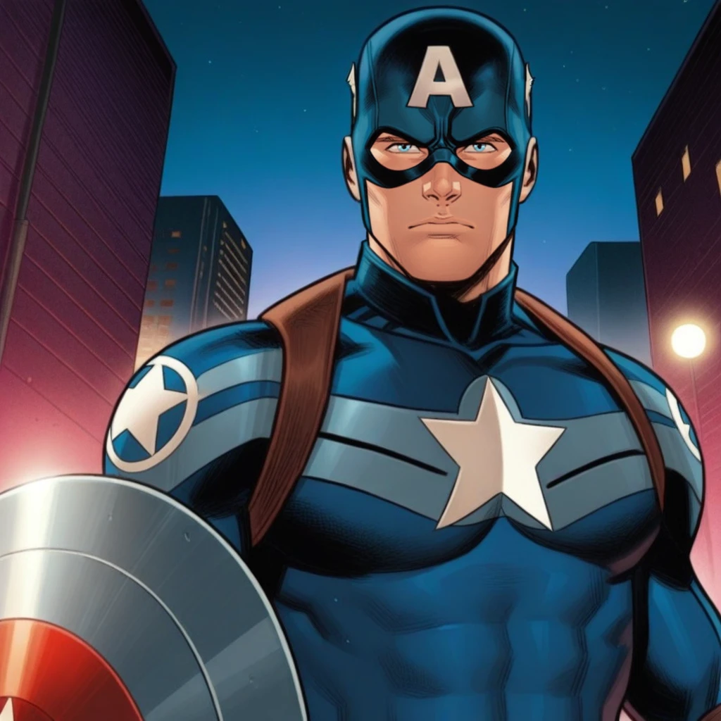 ((1boy, male focus)), Captain America, Jensen Ackles, Supernatural, Dean Winchester, Avengers, America's Ass, sheild, FBI headquarters, indoors, DadBod LimitBreakStyler, sexy, ripped clothes, yaoi