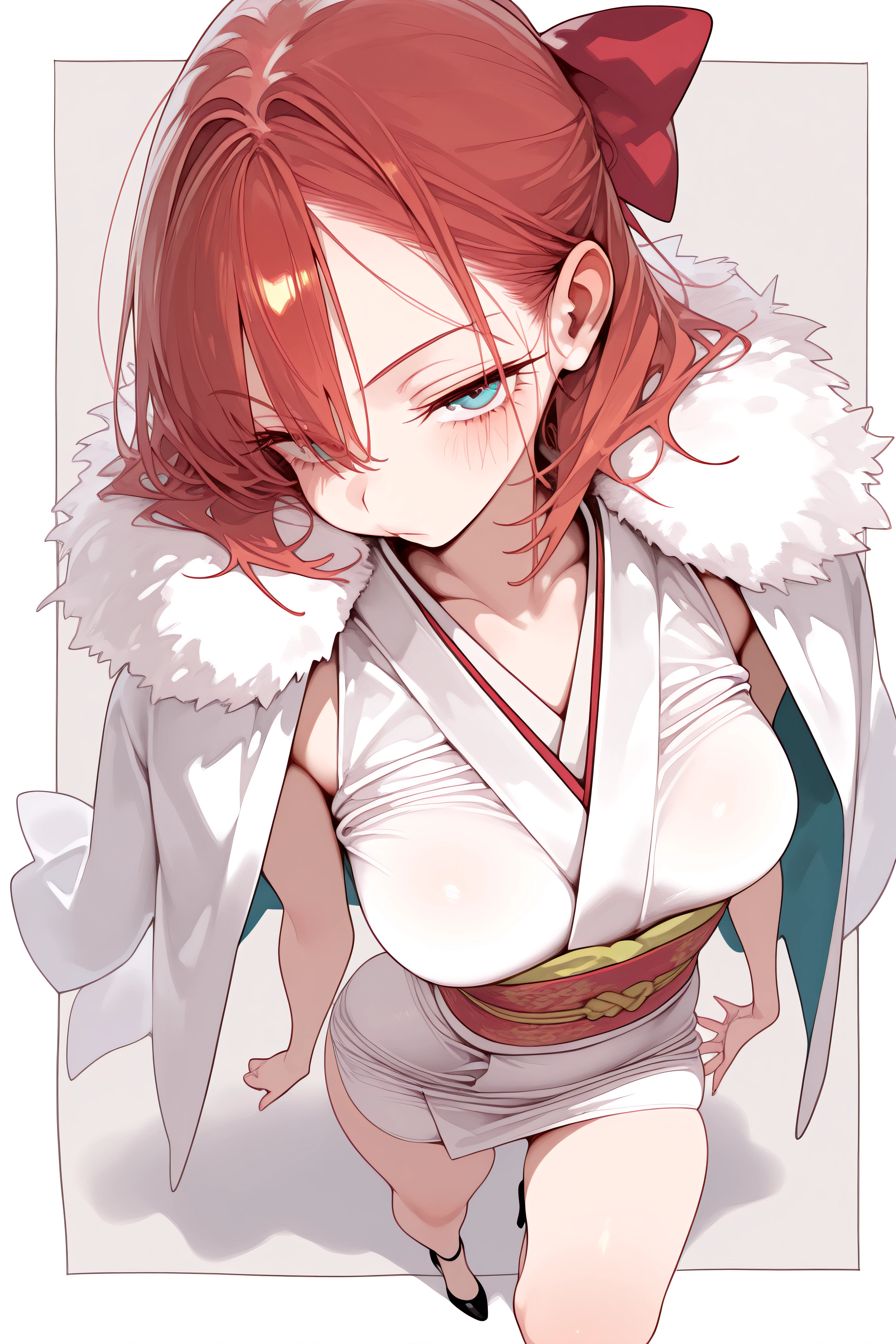 safe_pos, very awa, masterpiece, good aesthetic, best quality, absurdres, hyper details, beautiful, gorgeous, very awa, masterpiece, good aesthetic, best quality, absurdres,
|| 13. YomamaNgerma66, cleavage, navel cutout, red headphones, clothing cutout, red scarf, orange clothes, long sleeve, yellow elbow gloves, short dress, ||white boots