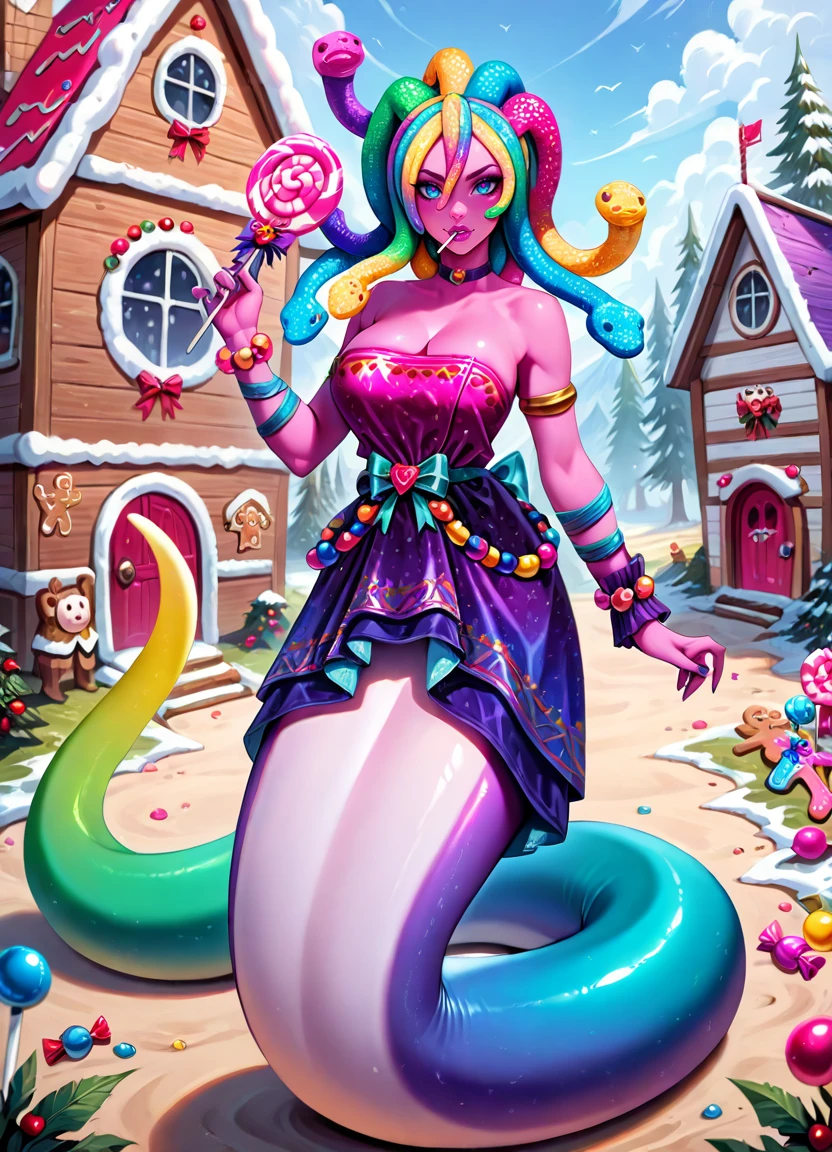 Gummy Worm Medusa - Smite PDXL and NoobAI Epsilon 1.1 Pony
