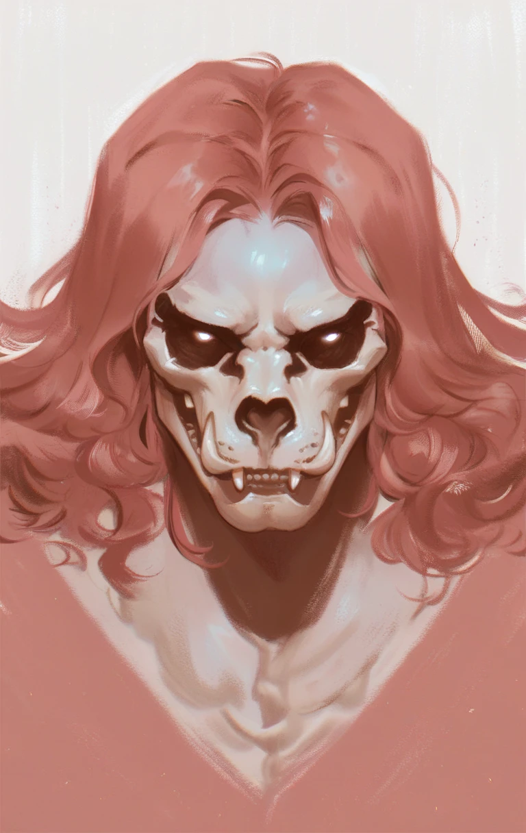 horror skull dokuro faced"traditional wafuku″monster, Japanese youkai monster, undead style, dark skin tone, red eyes and lips, 8k,dynamic angle