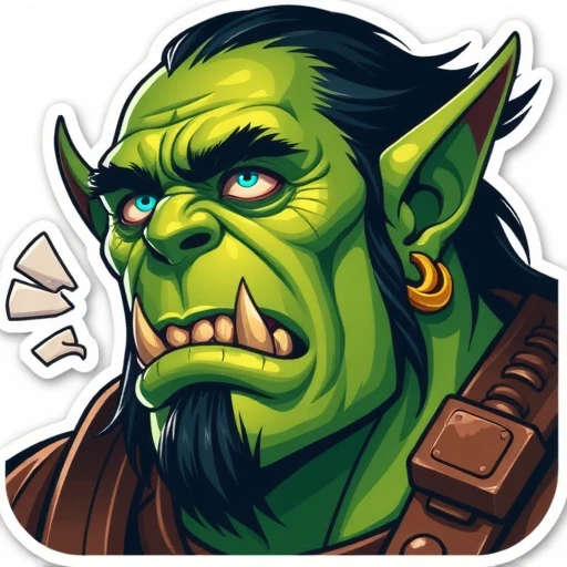 Green Orc Stickers v1.0