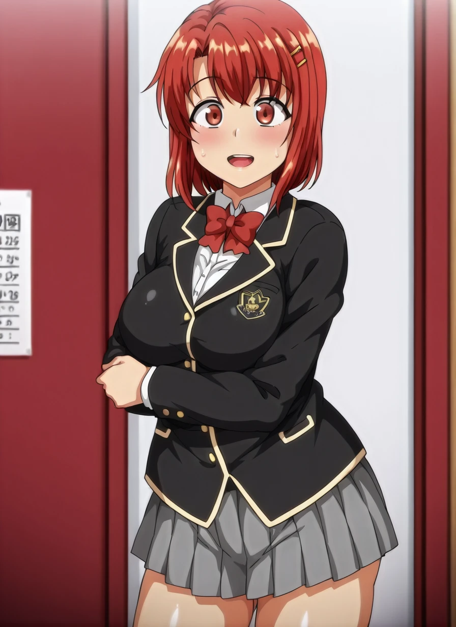 detailed background, shiny skin, posing, rating safe,
<lora:saimin.il:1>,
saimin, yui,
clothed girl, school uniform, ,