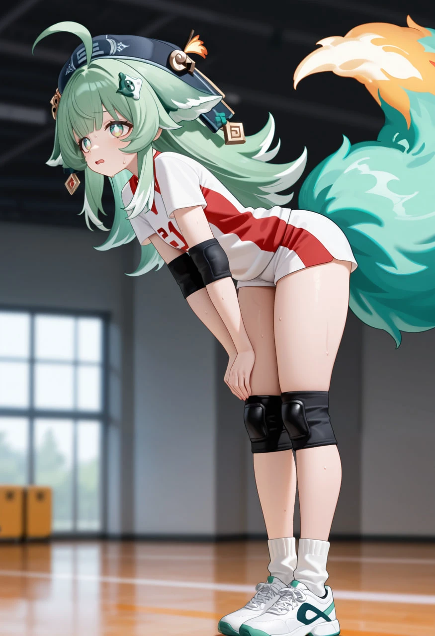 an anime girl、GYMTASTIC