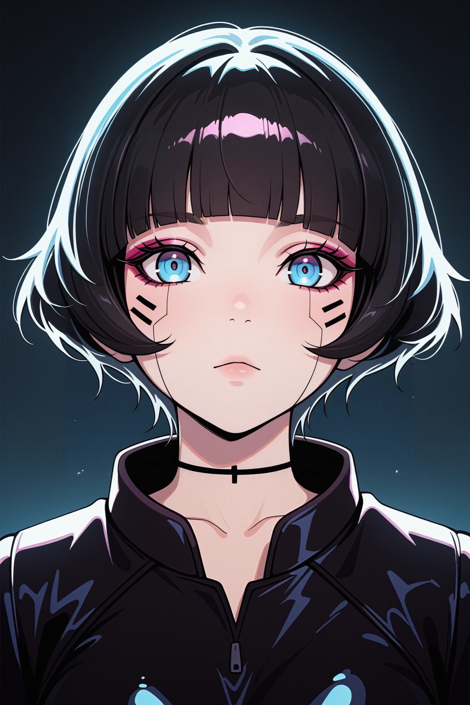 masterpiece, best quality, absurdres,
<lora:ILERSasha:0.8>
ERSasha, 1girl, black hair, short hair, blunt bangs, blue eyes, looking at viewer, portrait