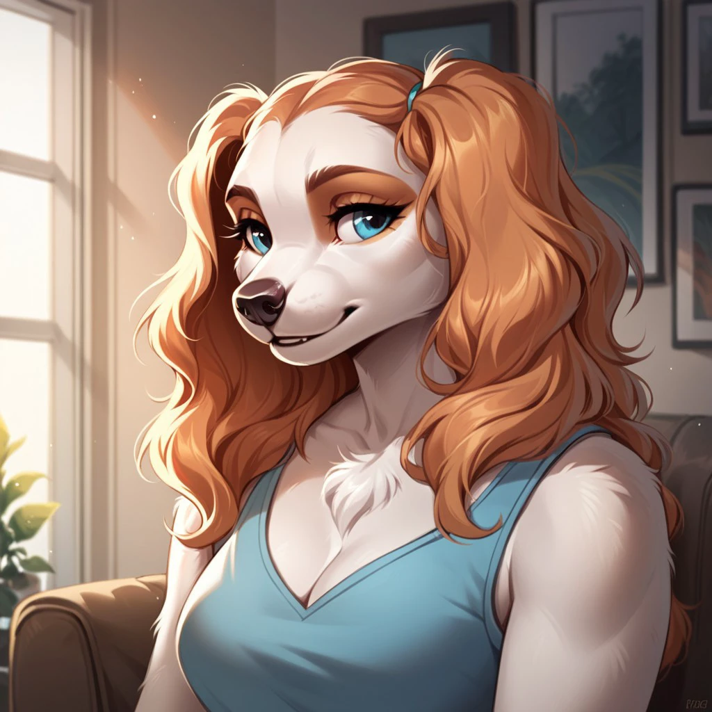 Anthro Cocker spaniel Dog [for pony] V1