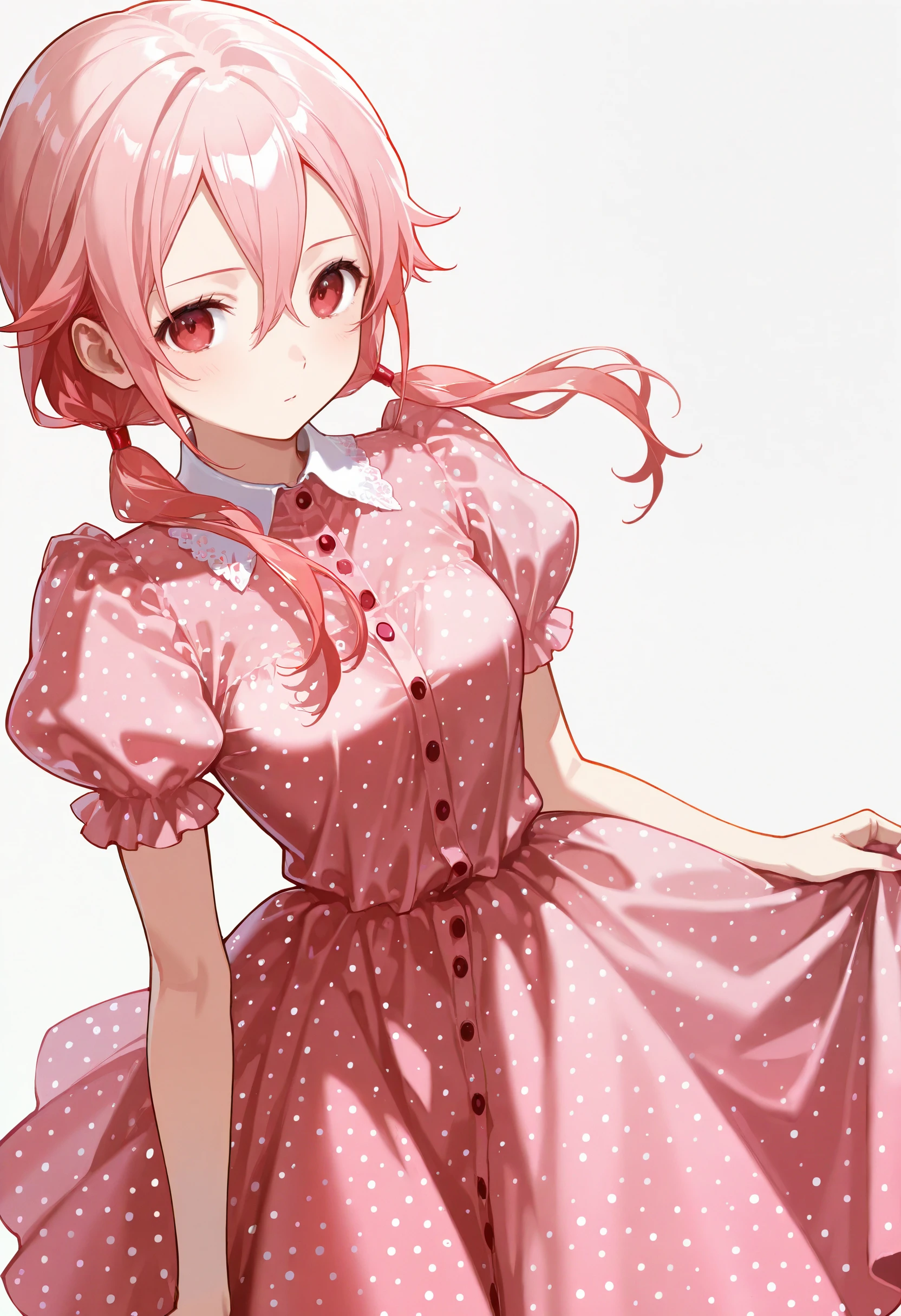 Polka Dot Peachy Gown illust