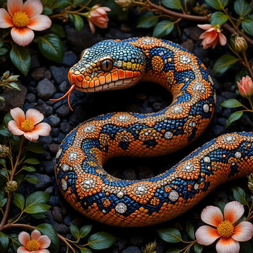 Jeweled Serpent Elegance V1
