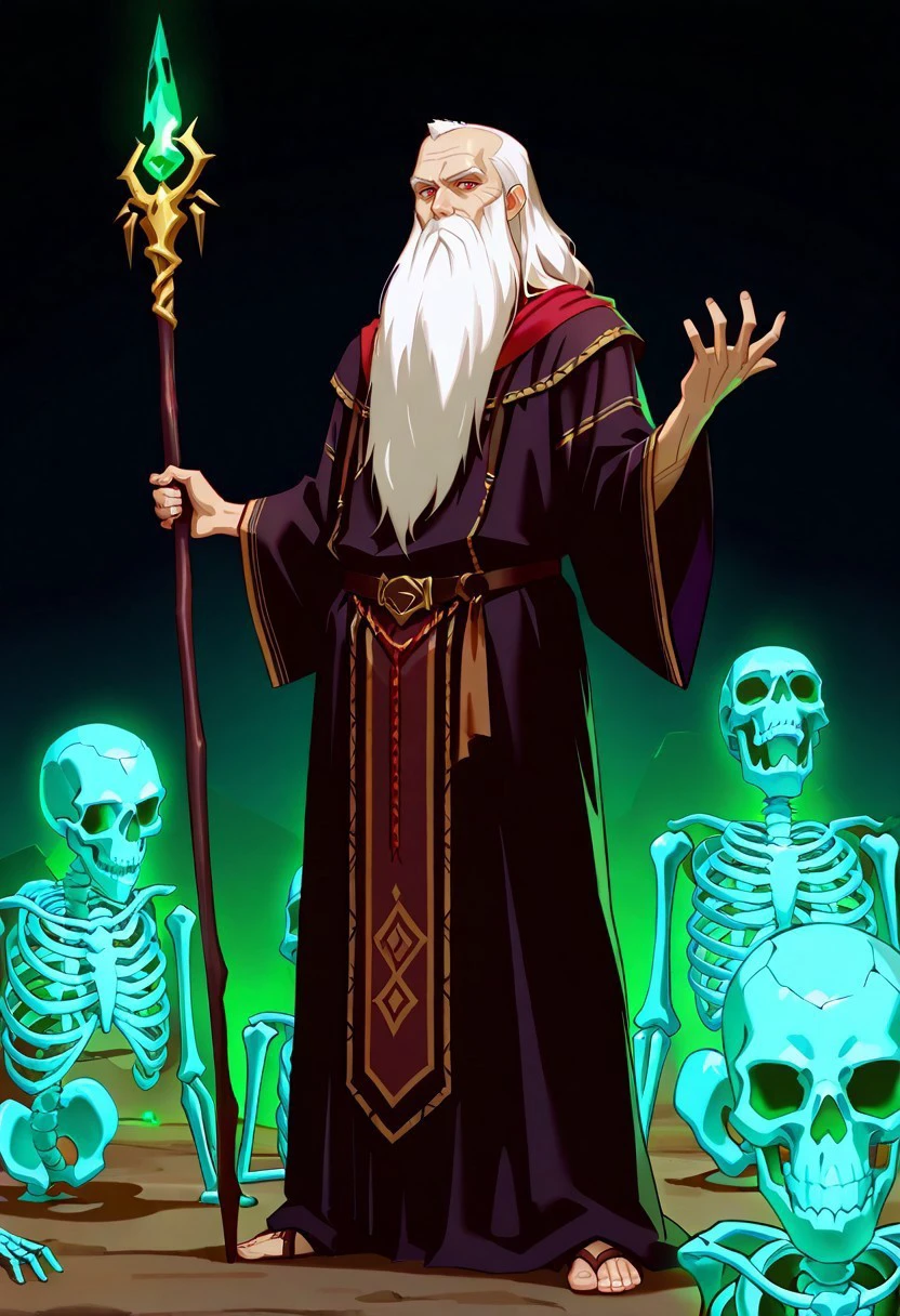 Necromancer + Undead Minions | Shrekman Concepts Collection V1