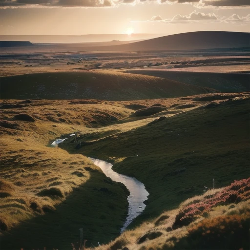 (no humans, low view, scenary, perspective:1.5), (A windswept moor, a rugged landscape of heather and peat bogs. A herd of wild ponies, their coats thick and shaggy, grazes on the sparse vegetation. A variety of birds, including the iconic curlew and the elusive golden eagle, soar above the moor, their calls echoing across the landscape. The moor, a place of raw beauty and solitude, is a testament to the resilience of nature., soft diffused lighting, in the evening, sunset, monsoon), stunning modern urban upscale environment, ultra realistic, concept art, elegant, extremely detailed, intricate, sharp focus, depth of field, volumetric fog, HDR, 32K, 16K, natural lighting, professional photograph (in style of Edward Burtynsky:1.5), movie promotional poster, vibrant details, abstract beauty, UHD <lora:photo_aesthetic_slider:0.7> <lora:hyperdetailer_v080:0.3> BREAK
ethereal and emotive photography, professional color grading, rich deep colors, studio quality, color-accurate, spectrum-precise, perceptually accurate, color calibrated, tone-mapped, professional photograph taken by Olympus OM-D E-M1 Mark III, M.Zuiko Digital ED 45mm F1.2 PRO, Fujifilm Pro 160NS <lora:BT_Red_Filter_100_v1:1> (red filter 100)