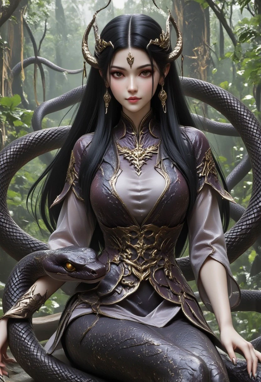 please for the love of god rate it PG for the damned challenge. NewFantasyCore, metal snake, metallic snake, snek, goth