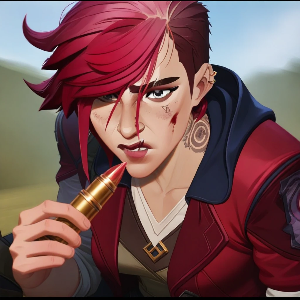 1Captain kid, arc Wano kuni, short hair,hair red, realistic, ultra detail, cool, boy