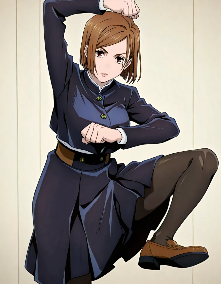 Jujutsu kaisen one-legged pose / Pose LoRA / NoobAI v1.0