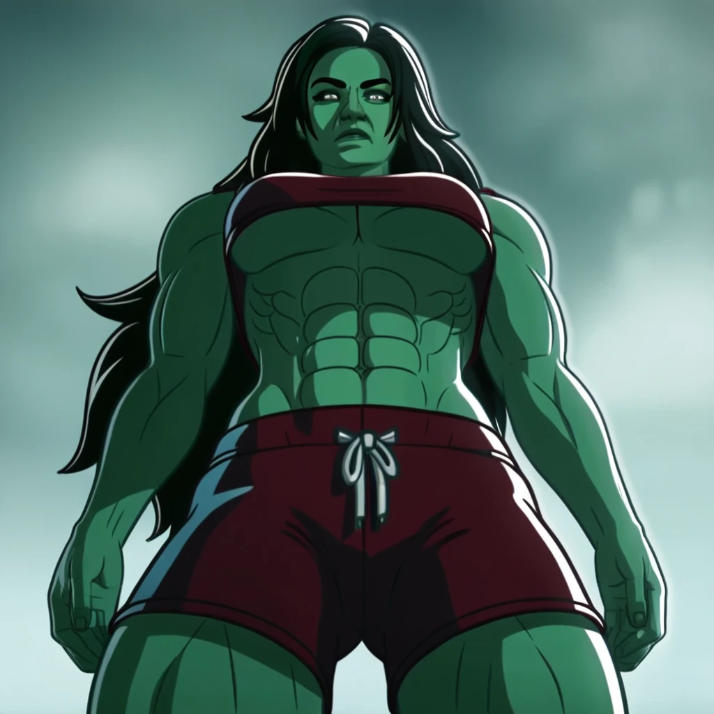 She hulk muscular bikini