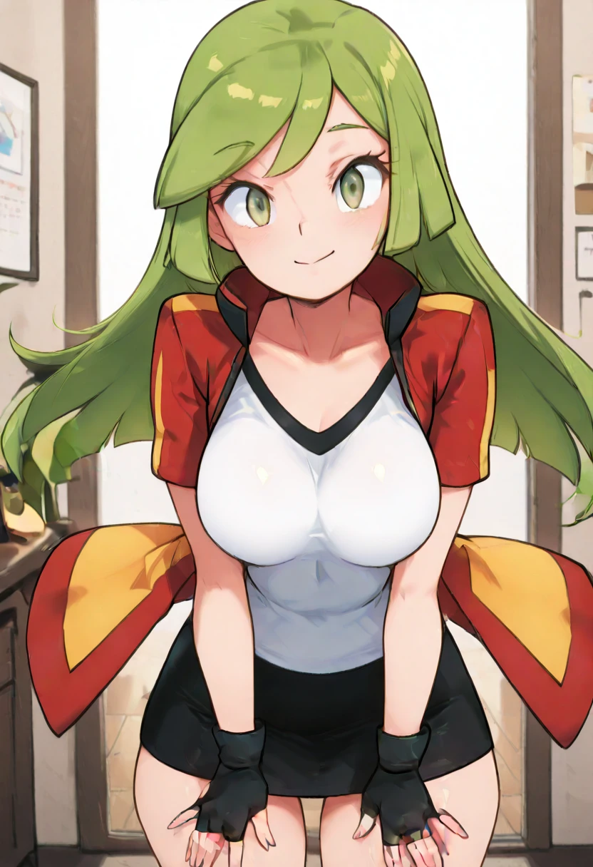 masterpiece, best quality,<lora:Fey_Fandeltales-000019:0.57>,
Fey_Fandeltales , green hair bow, bangs, 1girl, solo, orange eyes, blonde hair, long hair, (armor, ponytail, shoulder pads) , parted bangs, small breasts,
bare arms, (topless, exposed breasts, torn clothes, smirk, looking at viewer, from behind, public street :1.4 ), (green skirt), ( on knees, all fours, ass :1.1 ), crowd, fantasy world, looking at viewer, (smug, winking, grin) , thick outlines, clean outlines, cartoon