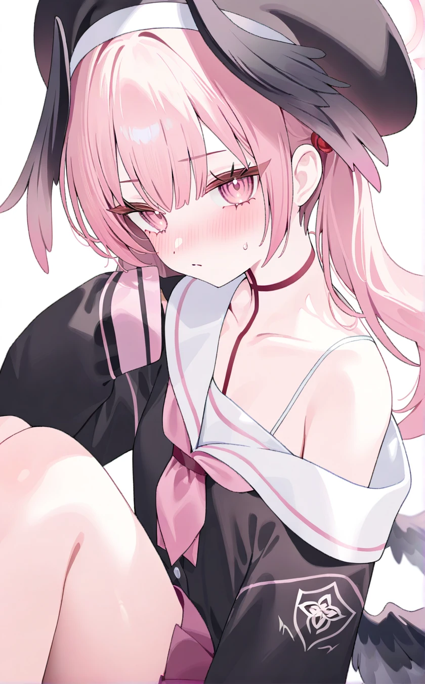 Highest quality, Soft Light, Ultra-high resolution,People Girls, alone, sexy, (Ecstatic face), (Black eyes), Beautiful face in every detail,(High resolution detail of human skin texture), (Black straight long hair), break,Pink Japanese Kimono,Long skirt,Loincloth,(Fellatio gestures:1.1), (Open your mouth:1.2),tongue,(Sweat:1.5),Sigh,Crossing your legs,Saliva dripping from the mouth,Spread your legs,My leg is being grabbed,(After Sex:1.7)