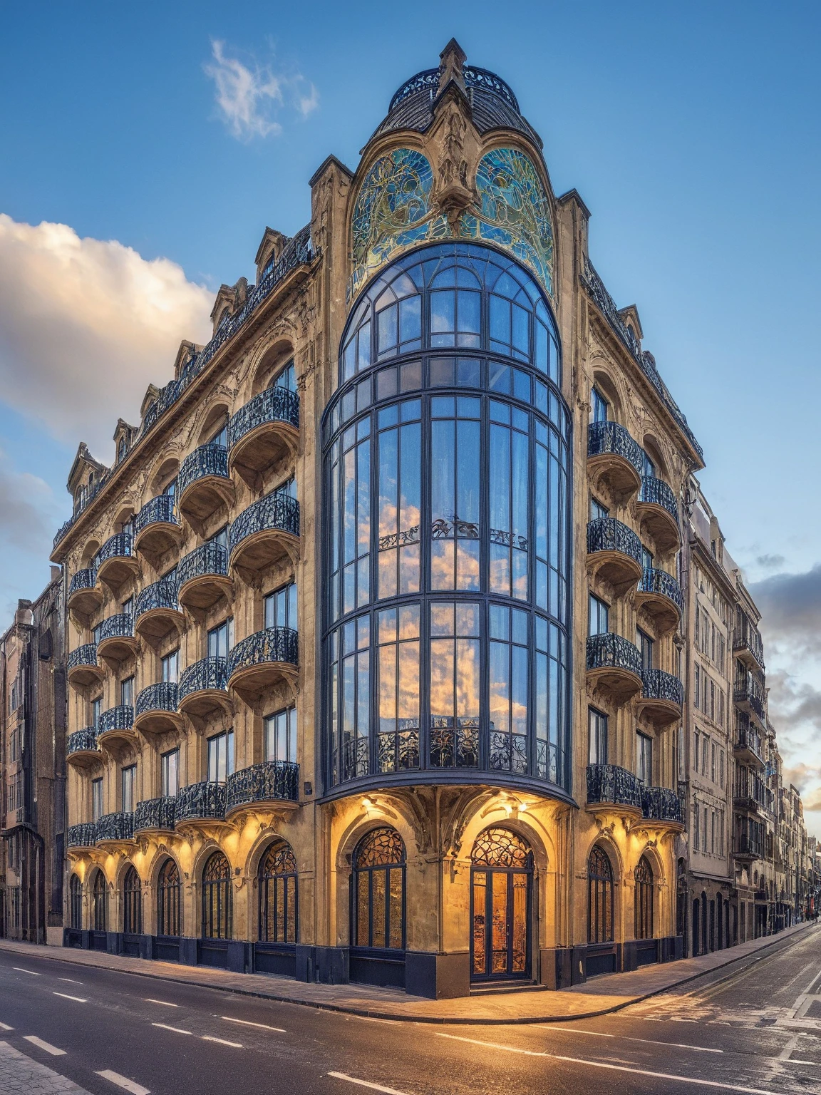 JJs Art Nouveau Building SD1.5 v1.0