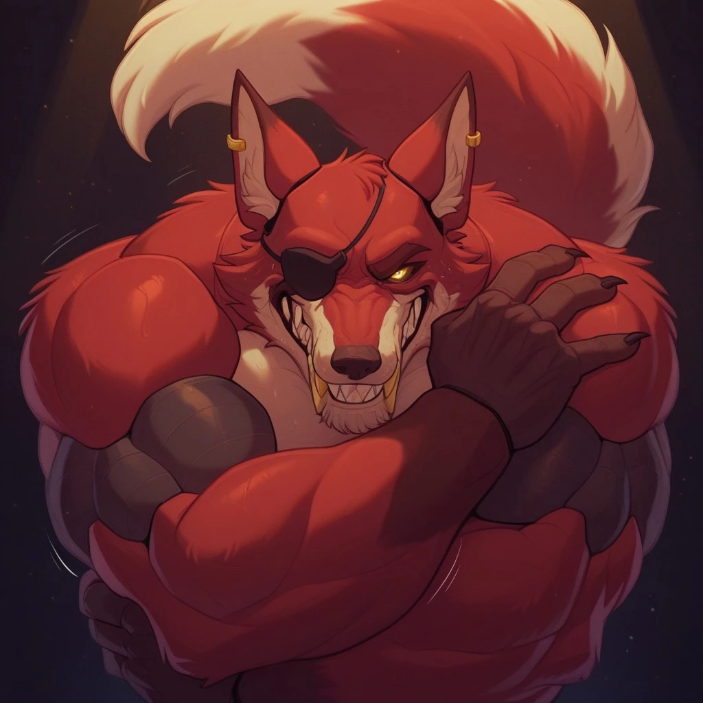 [by juiceps], [by chunie], [by wizzikt], [by zackary911], [by photonoko], [by seibear], [by, redjiit], [by rajii], [by coffeesoda], [by oro97], furry, ((Shirou Ogami)\(Brand New Animal):1.9), (wolf), (grey and white fur:1.9), (red pupils:1.6), (male:1.9), (sexy pose:1.6), erotic, (full body portrait), erotic pose, beautifull body, beautifull lighning, perfect body, (handsome:1.6), beautifull genitals, (canine dick:1.7), (knot:1.7), nude