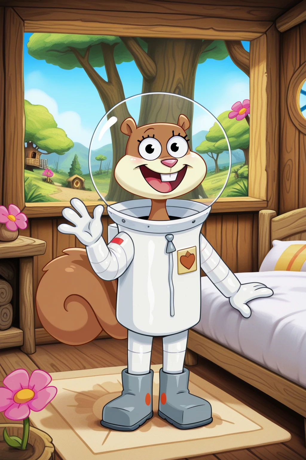 Sandy Cheeks // Illustrious Character LoRA // Spongebob Squarepants