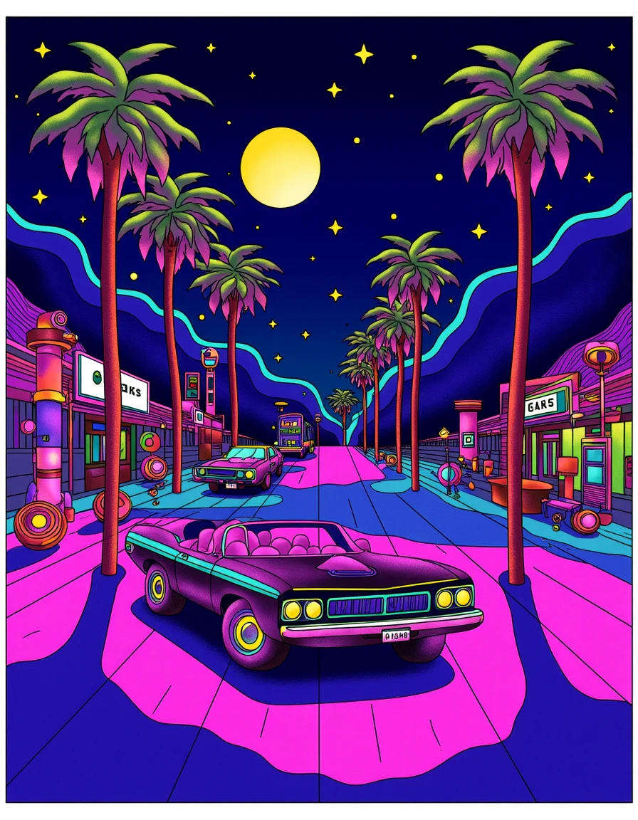 Psychedelic Digital SDXL 1.0