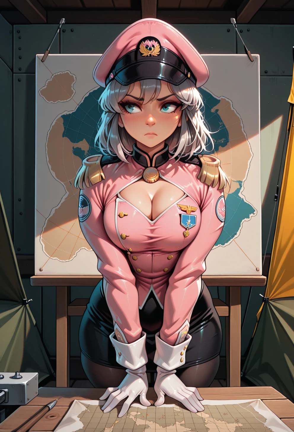 Tessa Von Schwartz - Military (OC) - Waffle Style V1