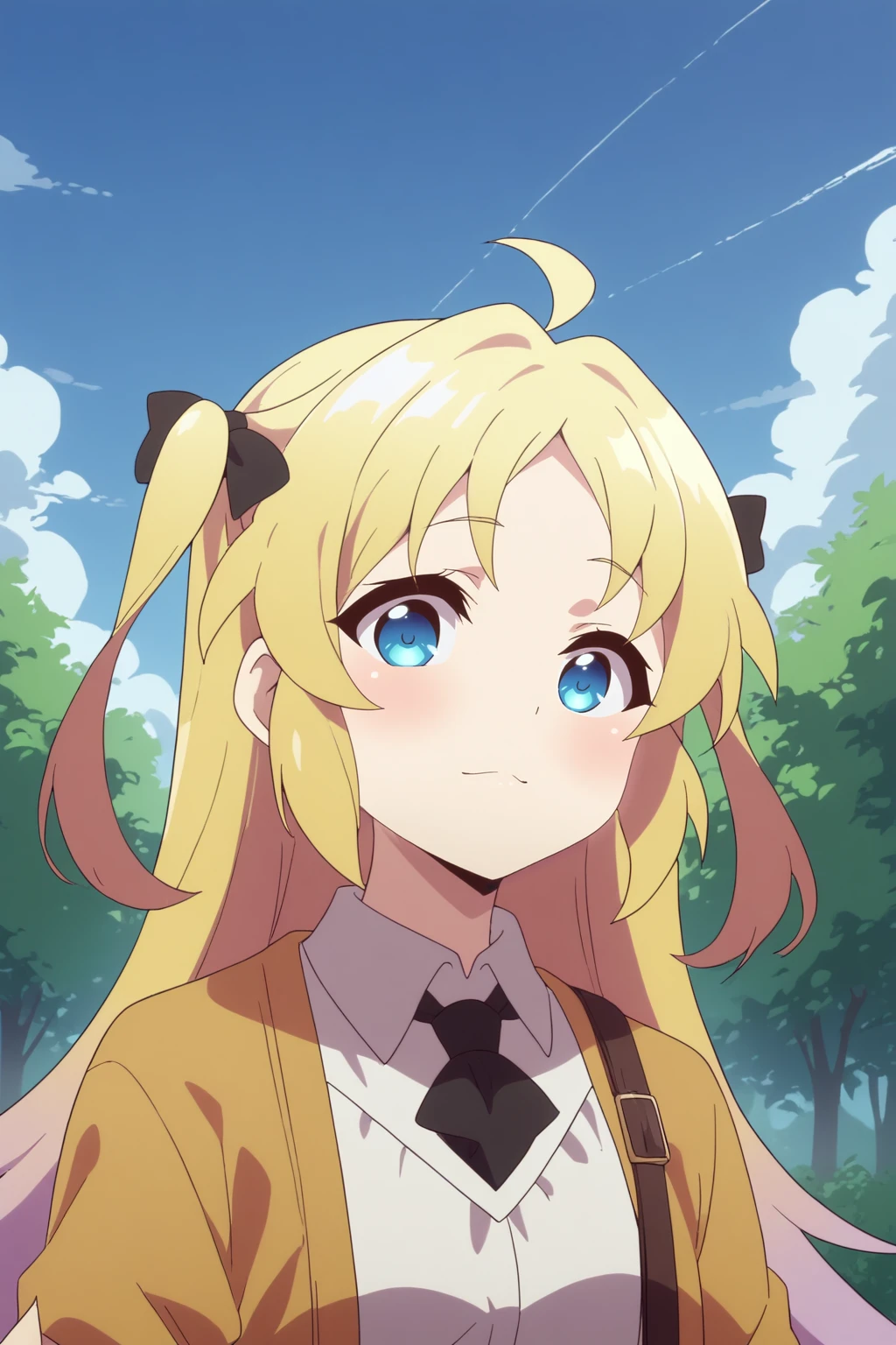 anime coloring, score_8_up, Charlotte_Izoard, upper body, outdoors <lora:Ryuuou_no_Oshigoto-Charlotte_Izoard-PDXL:0.8>
