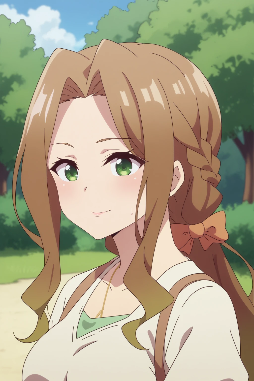 anime coloring, score_8_up, Kiyotaki_Keika, upper body, outdoors <lora:Ryuuou_no_Oshigoto-Kiyotaki_Keika-PDXL:0.8>